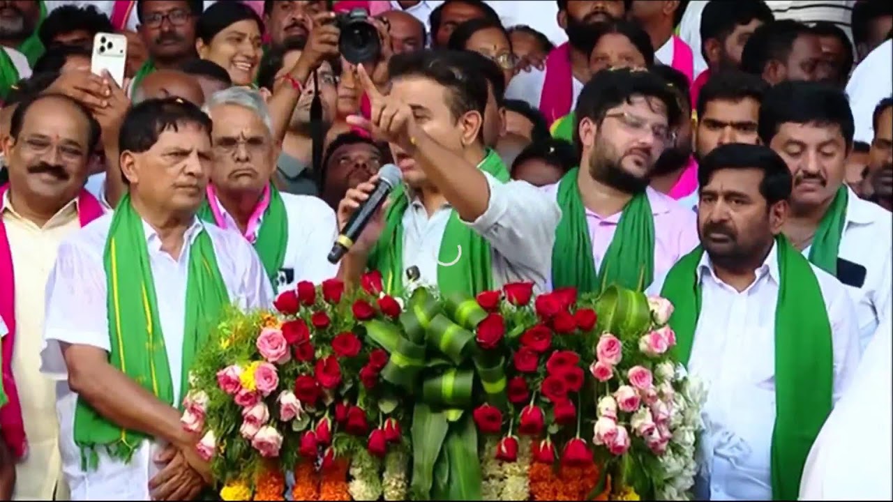 KTR LIVE: BRS Rythu Sadassu against 1,000 days under Congress 📍 Miryalaguda