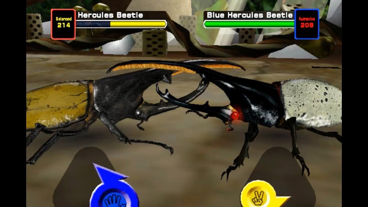 [アーケード] 甲虫王者 ムシキング - ヘルクレスオオカブト VS ごみの森 [2006セカンド Mushiking]