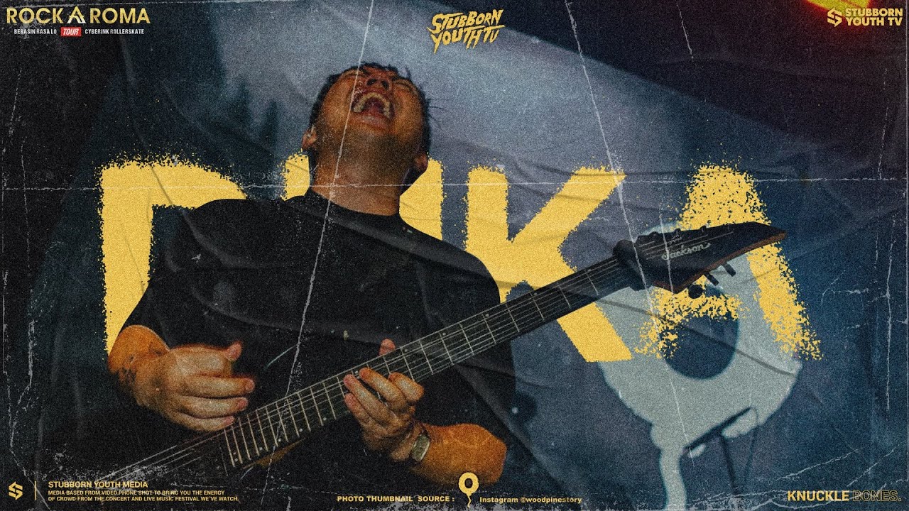 KNUCKLE BONES - DUKA LIVE AT ROCKAROMA (TOUR) - CYBERINK ROLLERSKATE - [4K]