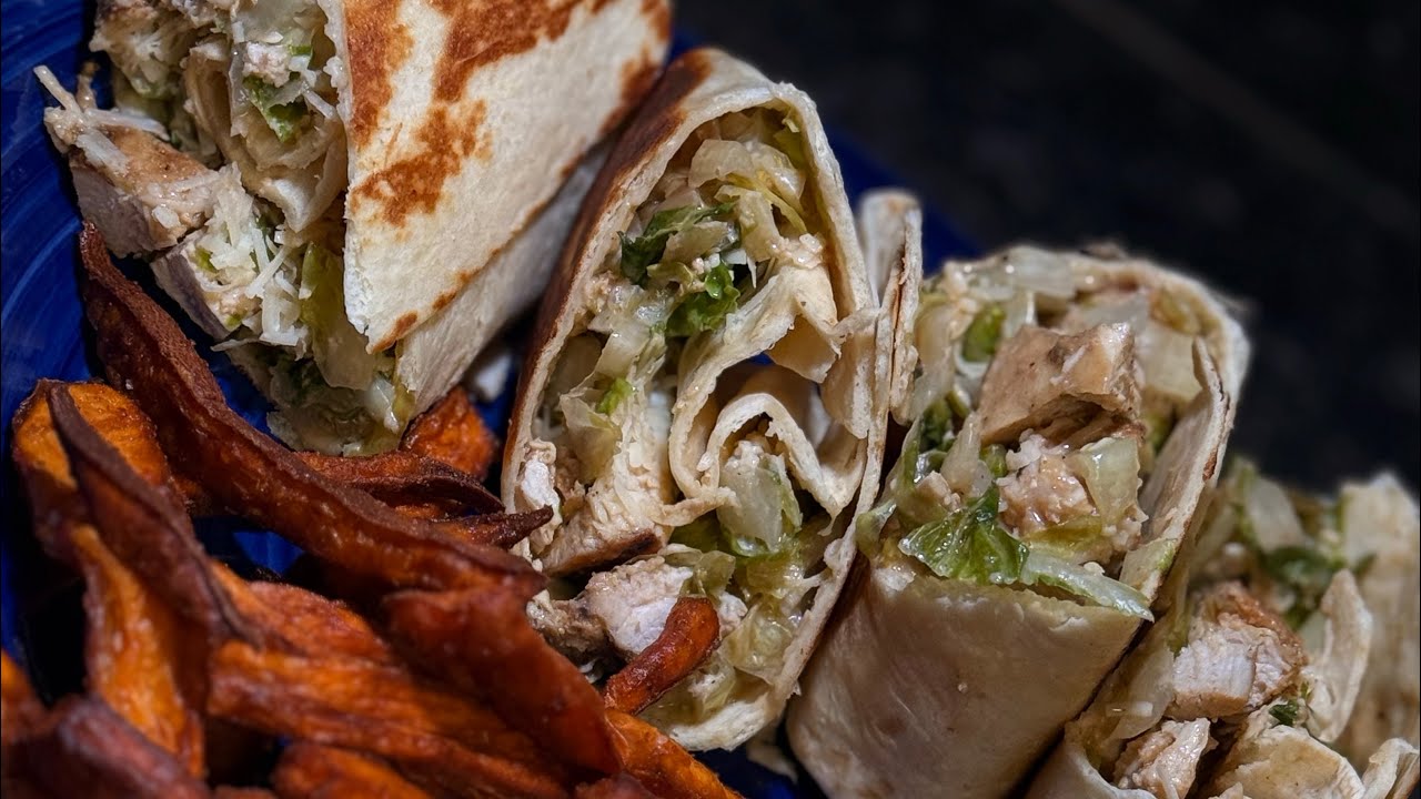Chicken Caesar wraps | Easy recipe 