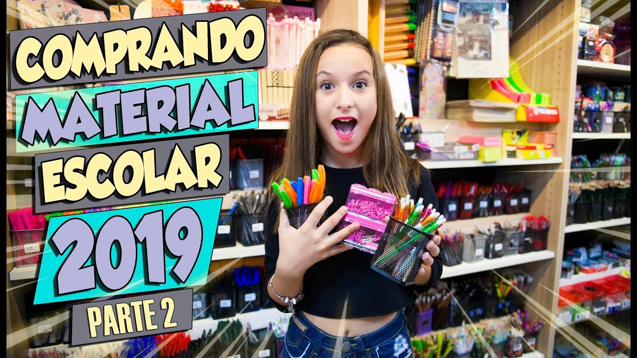 COMPRANDO MEU MATERIAL ESCOLAR 2019 PARTE 2 - YASMIN GALVÃO