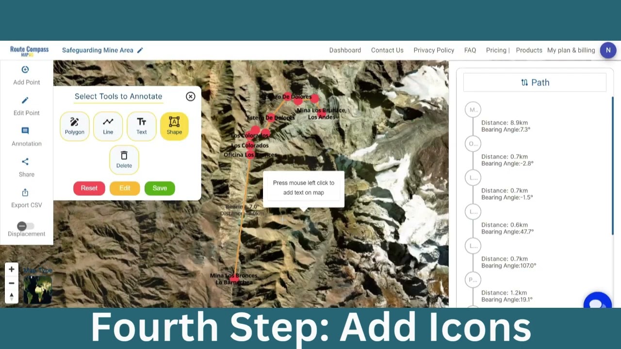 Navigating Mining Area Safety with Route Compass-MAPOG 