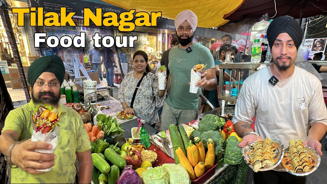 Food Tour of Tilak nagar Market , New Delhi | Must Eat Street food India