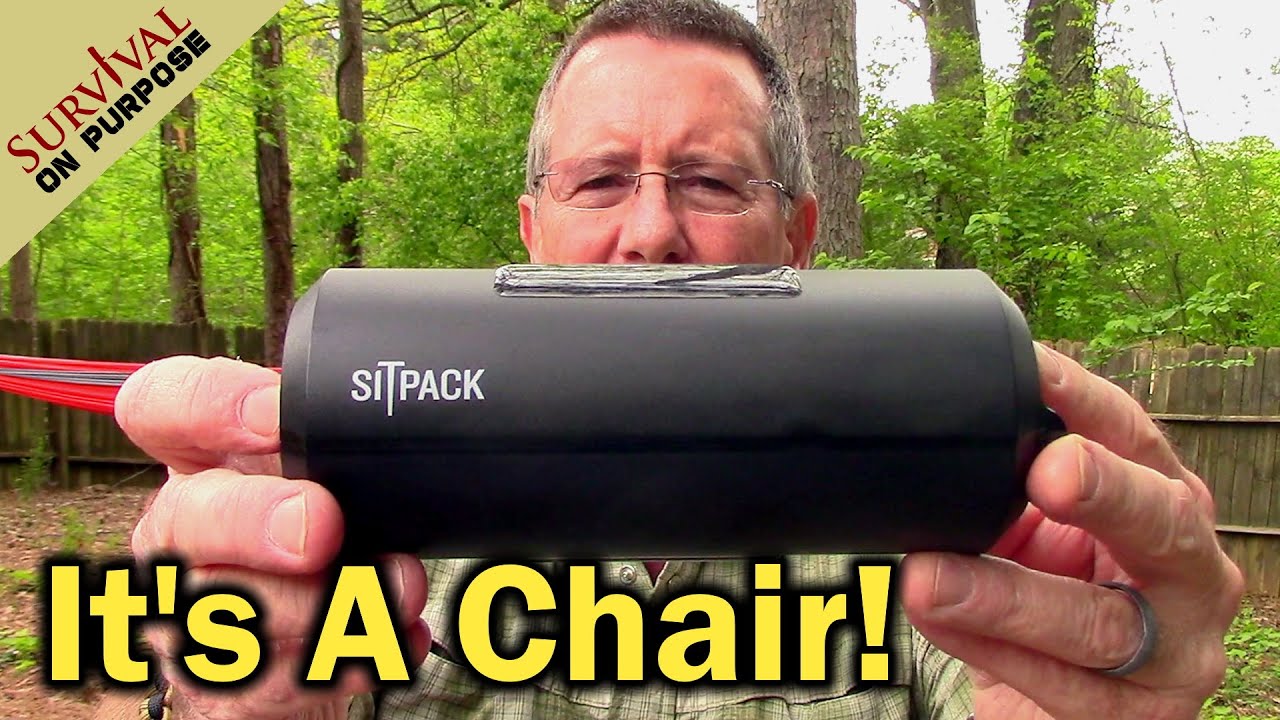 Amazing One-Legged Chair That Fits In Your Pocket! Sitpack 2.0 Collapsible Chair