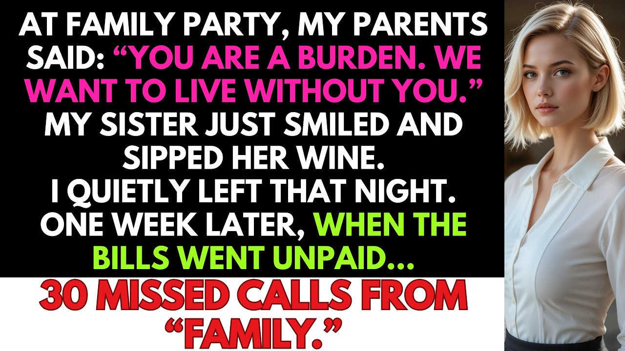 At The Family Party, My Parents Said: “You Are A Burden, We Want To Live Without You.” But Then...
