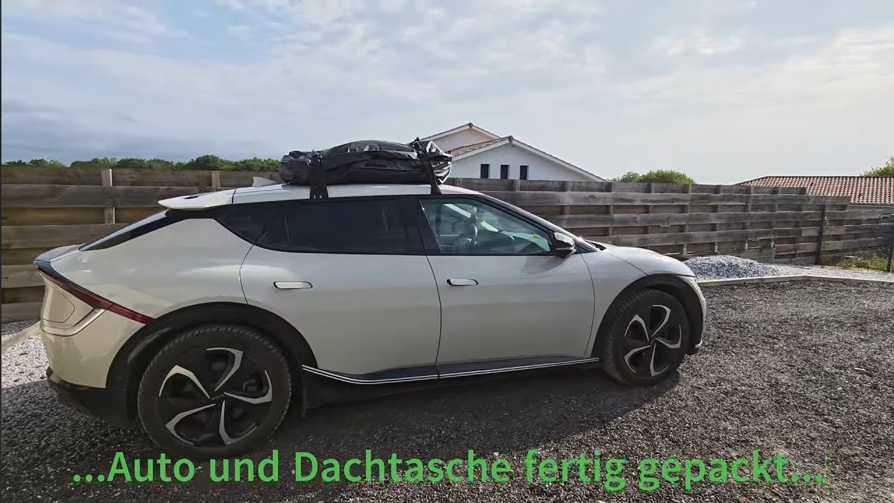 Teil 4 | 5000 Kilometer Roadtrip | Dachbox sorgt für extrem hohen Verbrauch! | Kia EV6 | E-Auto