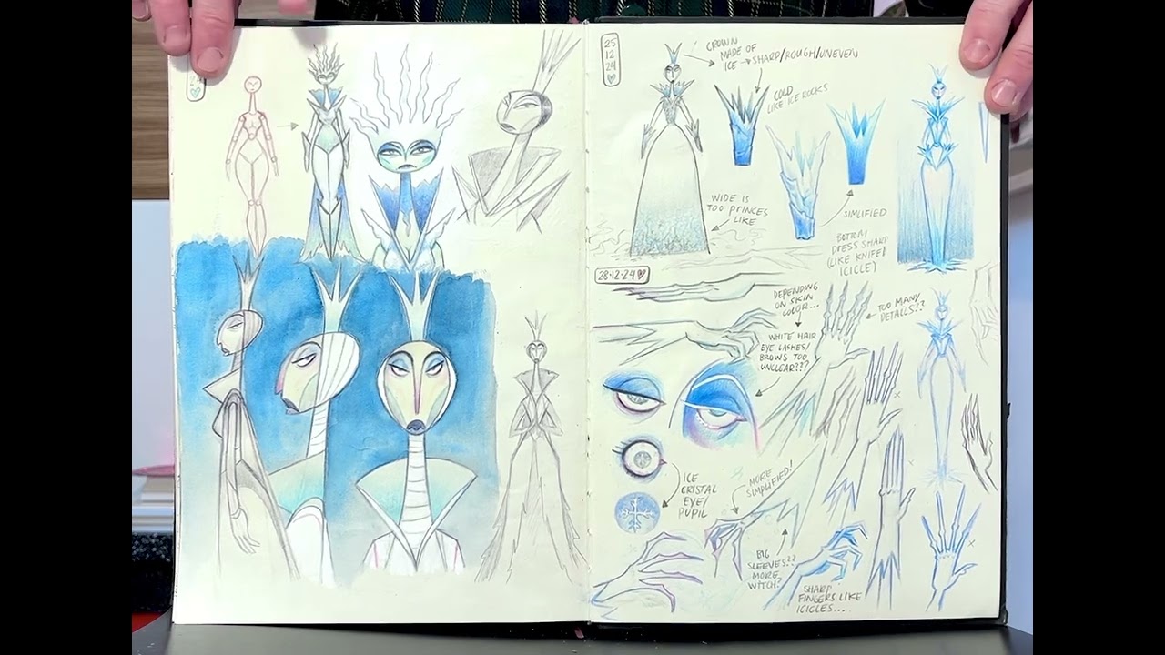 The Heart of Jeremy Hoffman sketchbook tour ( character design / concept art / visual development ) 