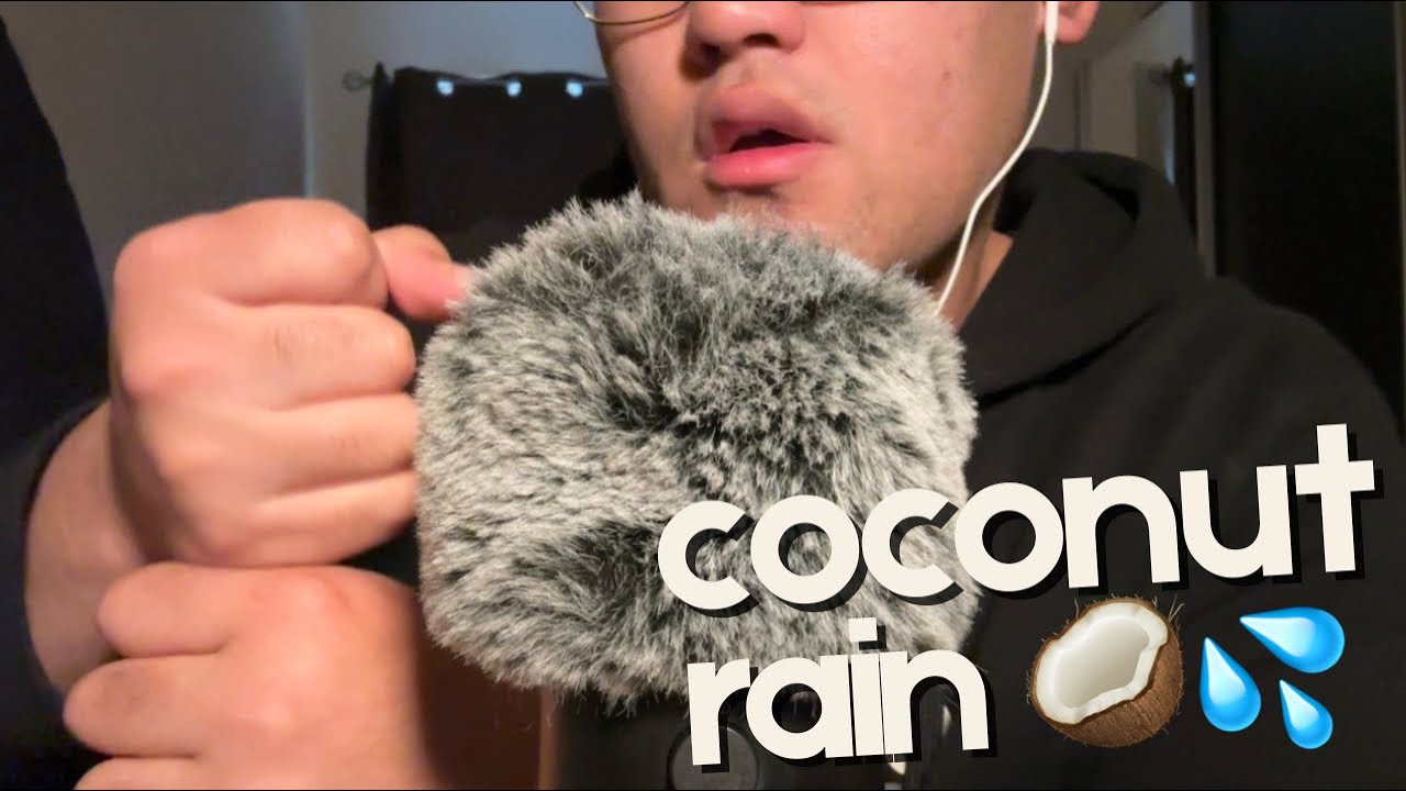 Layered Coconut Rain ASMR 🥥 Intense Tingly Rain Sounds