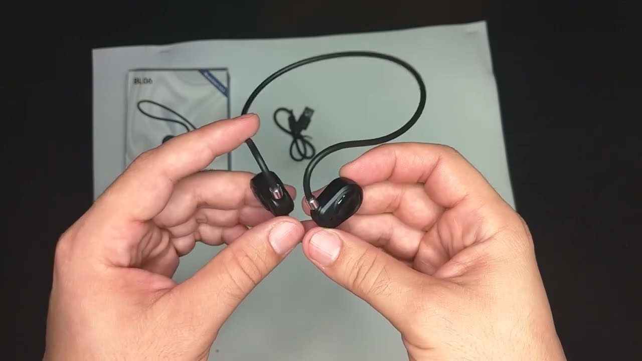 Fone de Ouvido Sem fio Bluetooth TWS Esportivo Condução de |Ar Dobrável Kaidi KD-907.