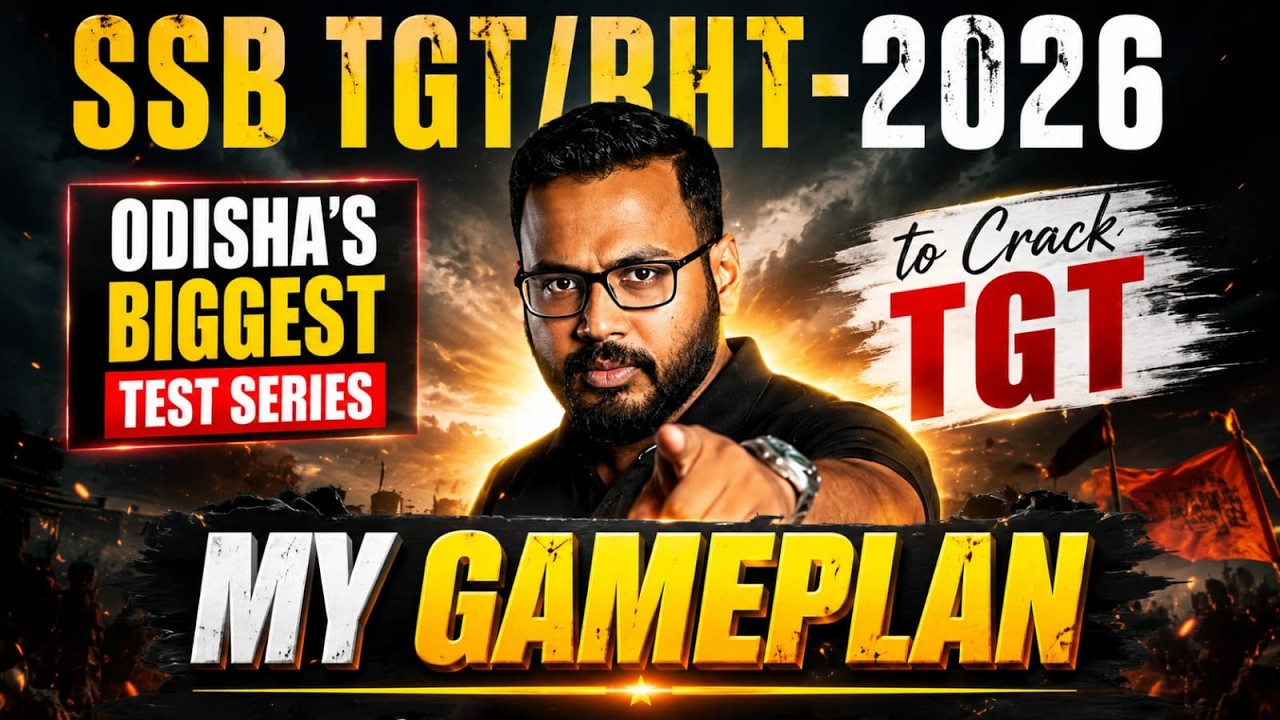 SSB TGT/RHT 2026 Biggest Test Series | My Gameplan to Crack TGT Exam | Odisha SSB TGT Preparation