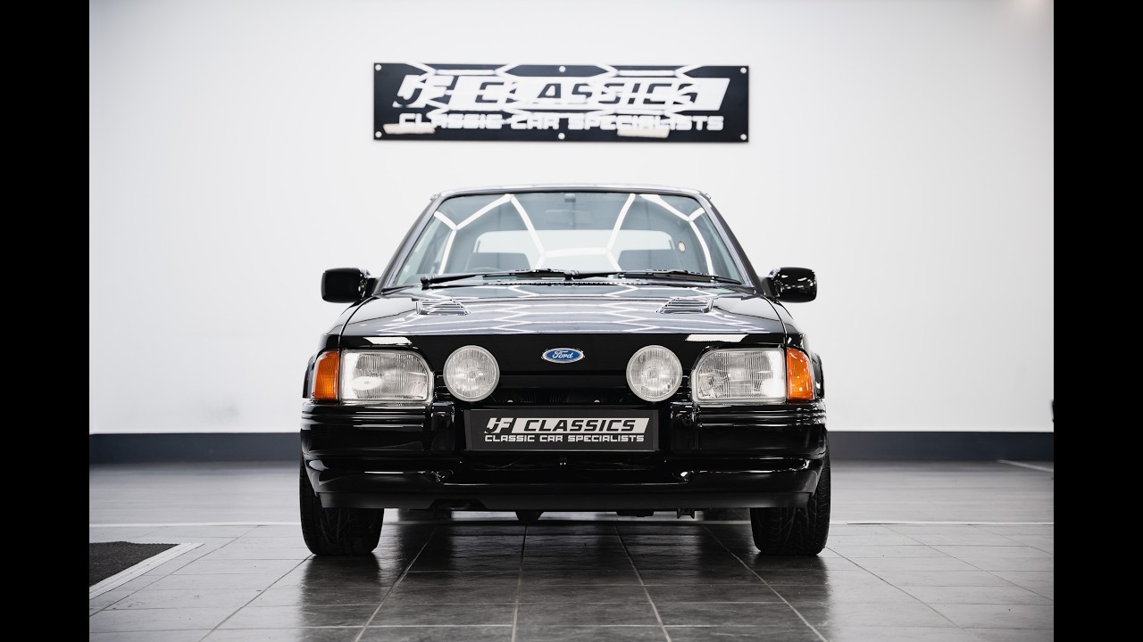 1987 FORD ESCORT RS TURBO S2 BLACK 22456mls