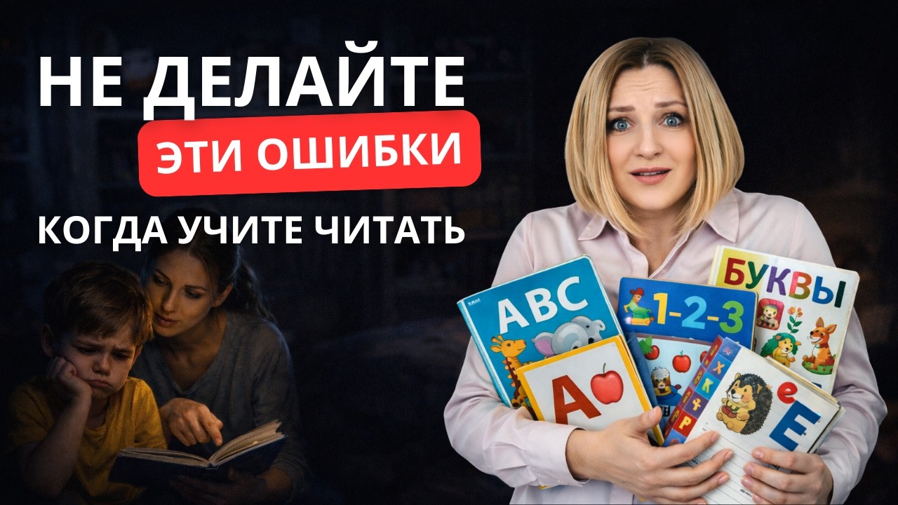 Как ребенку выучить весь алфавит и начать сразу читать первые слоги.