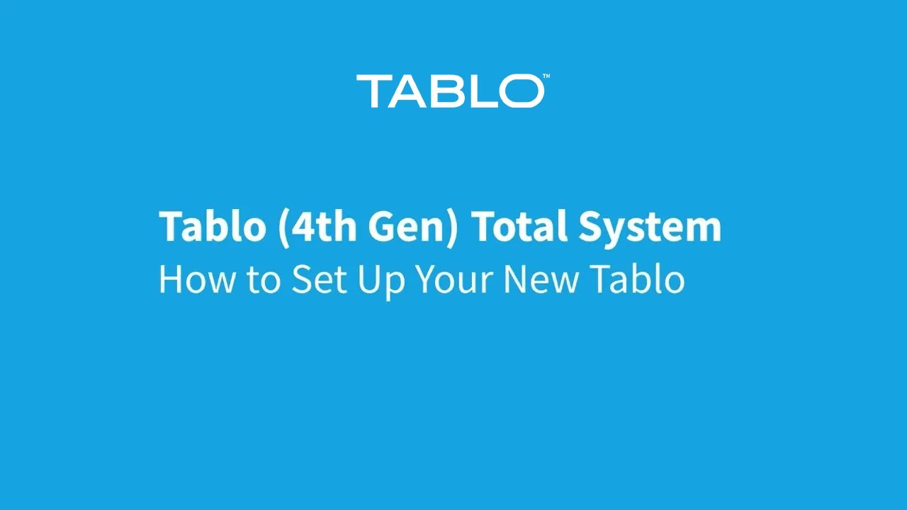 Tablo 4th Gen Total System - Complete Guide - How To Set Up Your Tablo Total System