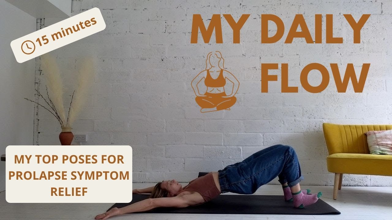 My fav hypopressives poses for prolapse symptom flare!