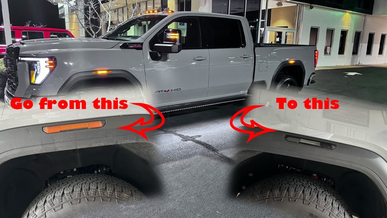 Tired of the Ugly Amber Fender Lights on Your GMC Sierra? Check out Boost Auto Parts!