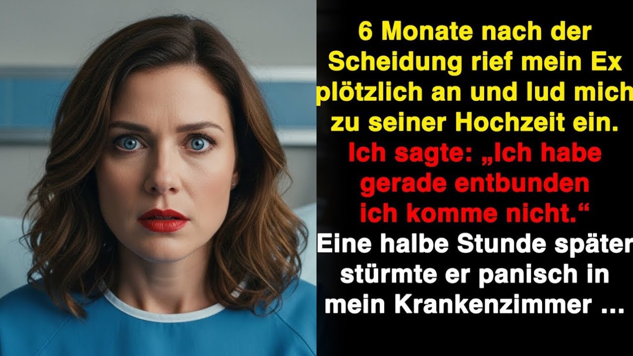 6 Monate nach der Scheidung rief mein Ex wegen seiner Hochzeit an. „Ich habe gerade entbunden“ Doch