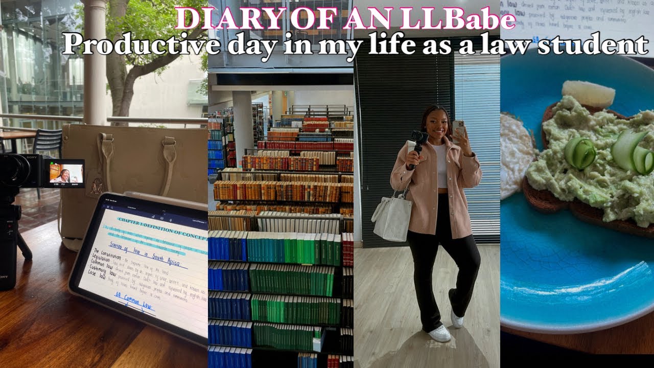 DIARY OF AN LLBabe EP:2 | Productive day in my life as a law student