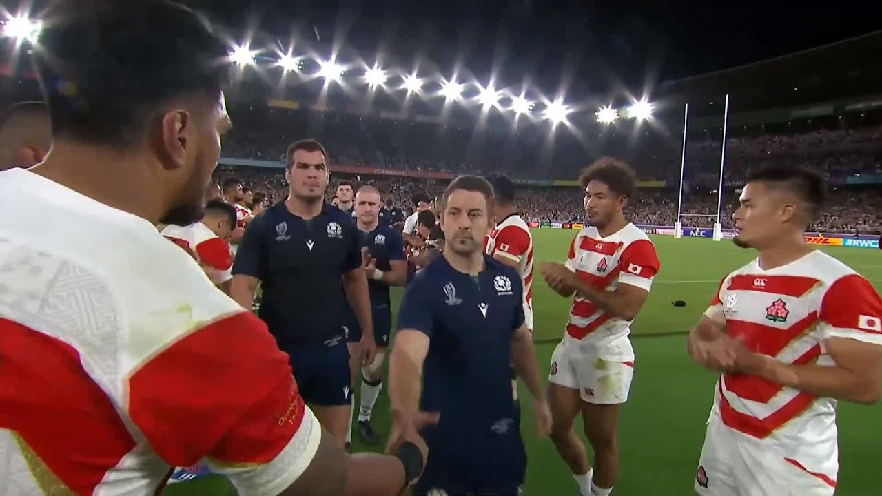Great respect shown between japan and Scotland