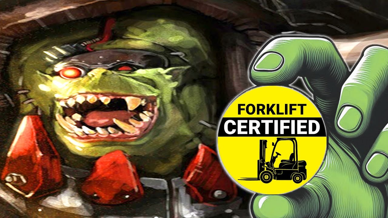 Ghazghkull becomes FORKLIFT CERTIFIED | a Warhammer 40k story