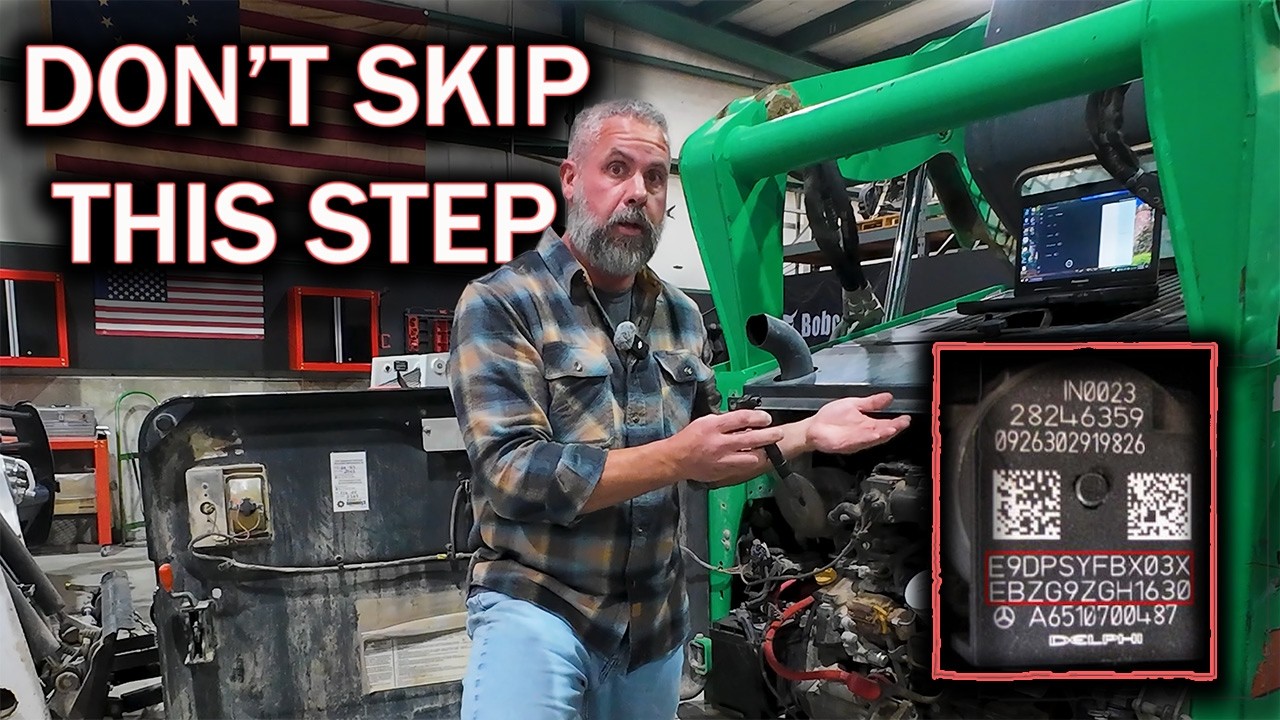 Как программировать топливные форсунки двигателей Bobcat Doosan, кодировка форсунок C3I