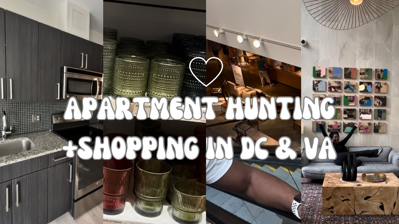DC Apartment Hunting ♡ Apartment Shopping Vlog