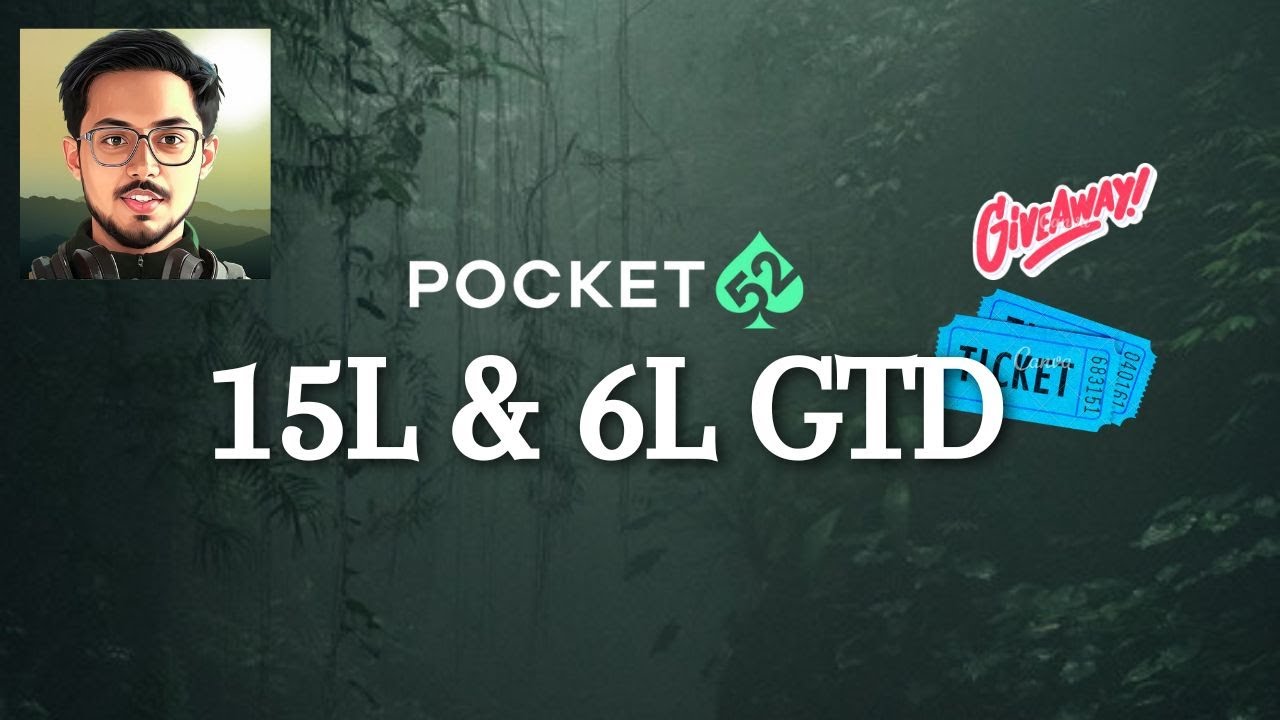 15L & 6L GTD on Pocket52 | @yourpokerguy @Pocket52