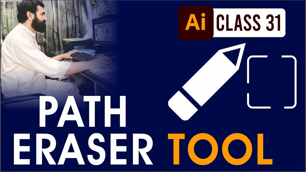 Path Eraser Tool in Adobe Illustrator | Delete Paths Easily | GG Work zone