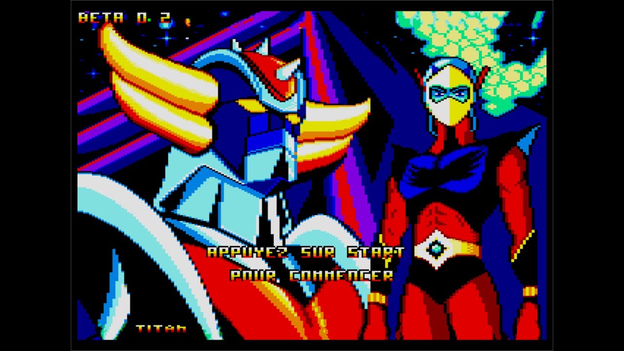 GOLDORAK ( SEGA GENESIS  / MEGADRIVE ) BETA 0.2 - FULL DEMO GAME PLAY