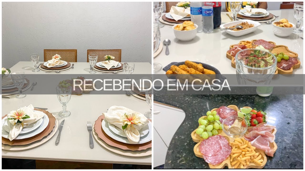 RECEBENDO EM CASA NOITE DE PETISCOS