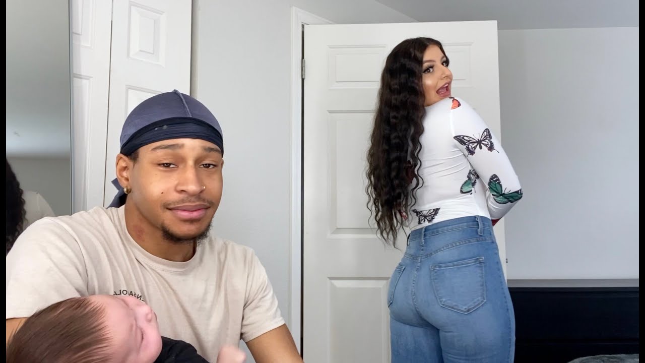 My boyfriend & baby rate my outfits!