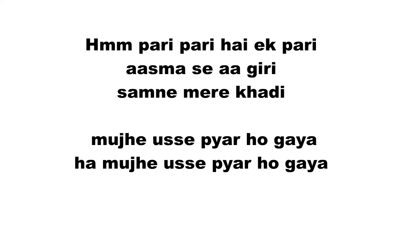 Pari Pari Hai Ek Pari  -  Hungama  Song with Lyrics
