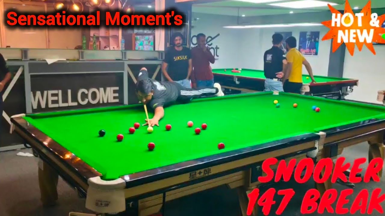 Snooker 147 | Asjad Iqbal Maximum 147 Break in Tournament | Cue Point Snooker Club#snooker147 #147