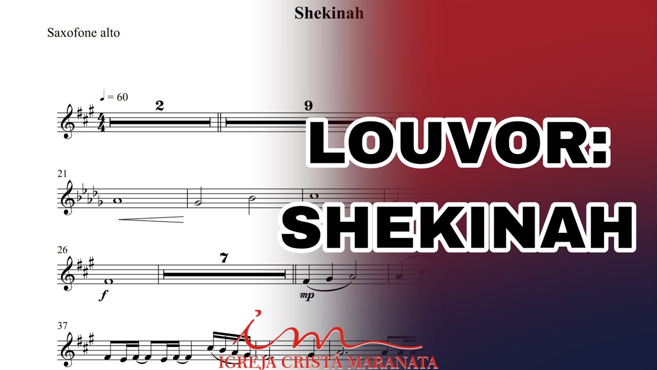 ARRANJO: Shekinah - Saxofone Alto 1 e 2 (ICM) 🎷