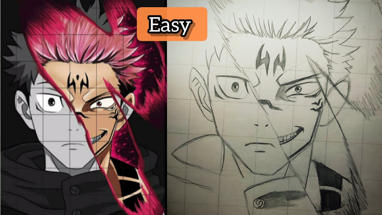 🔥Sukuna sketch ✏️ #shortvideo #viral  #shortsfeed #tranding #shorts #short #viral #viralvideo