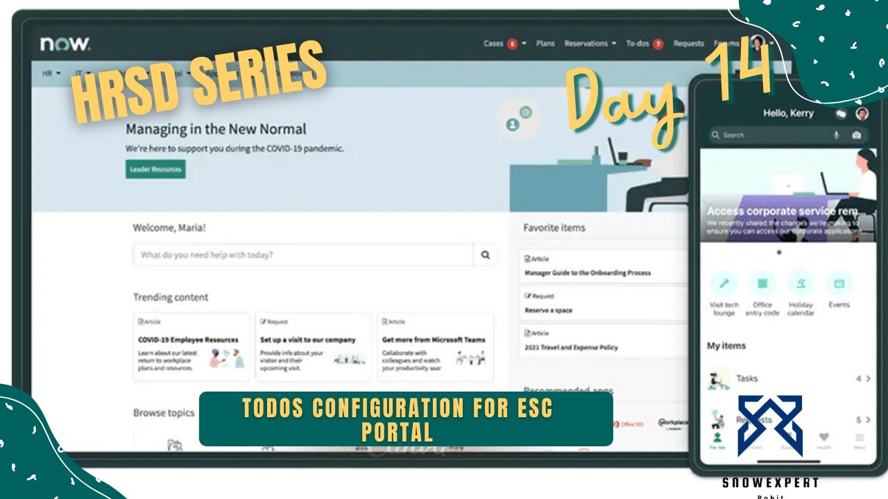 HRSD 14 - Todos Configuration for ESC Portal