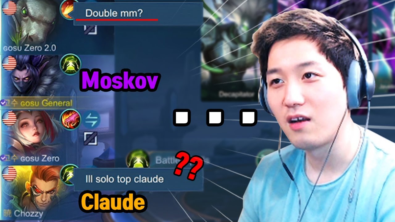 Please enjoy my MCL and save me. Moskov game | Mobile Legends