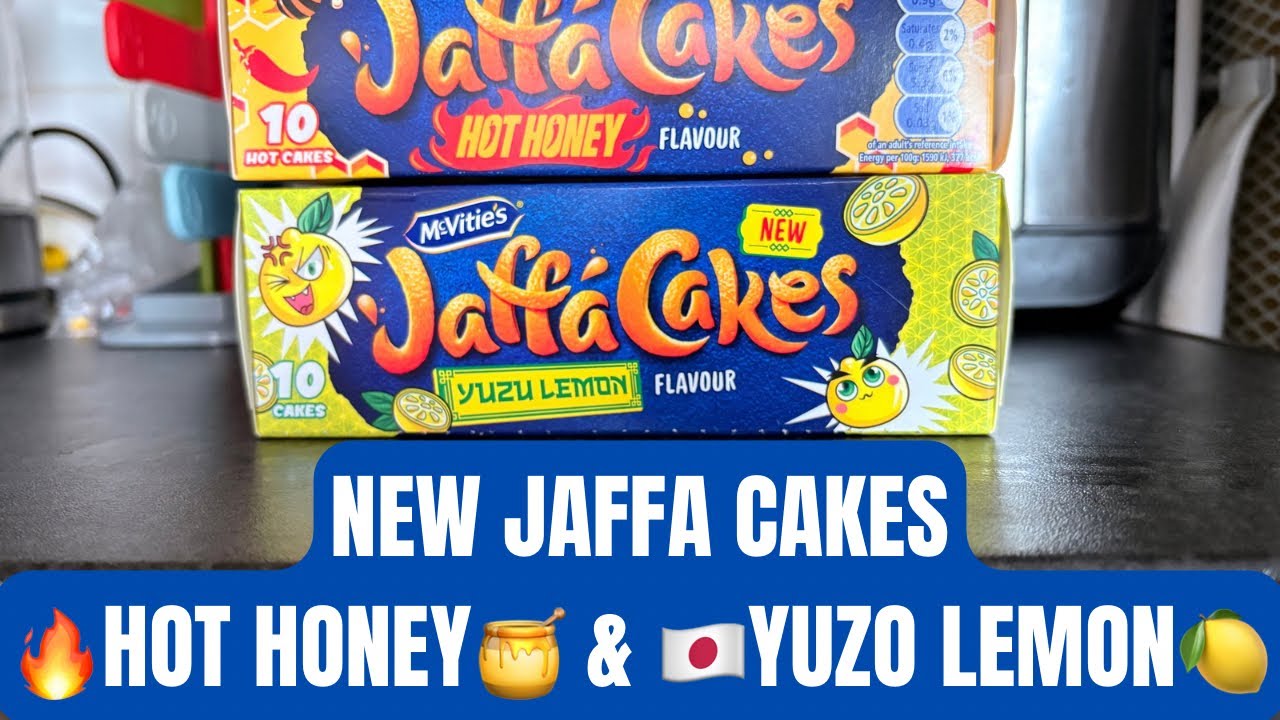 McVitie’s Jaffa Cakes 🔥Hot Honey🍯 vs 🇯🇵Yuzu Lemon🍋 Review  | Beer Me Food Review