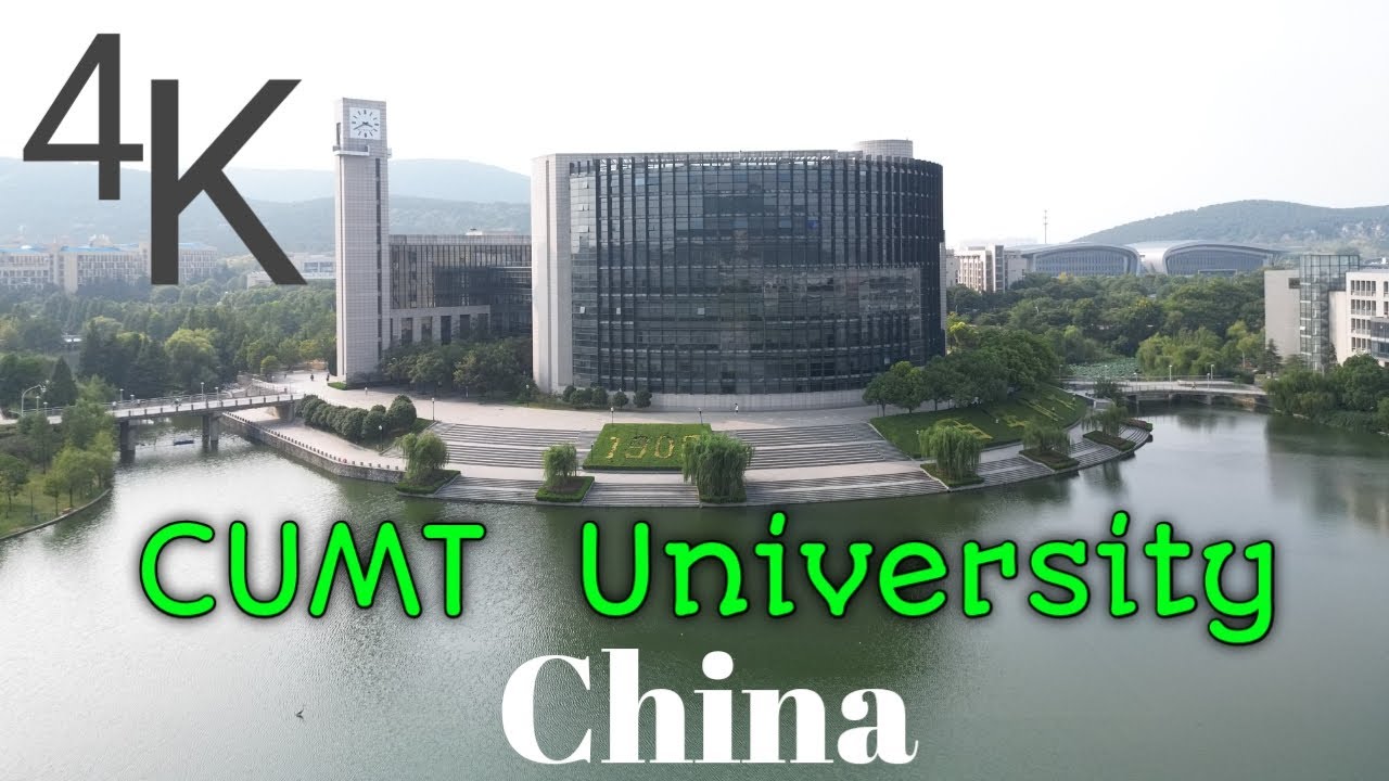 CUMT University in China Xuzhou All of 4k video. Drone video