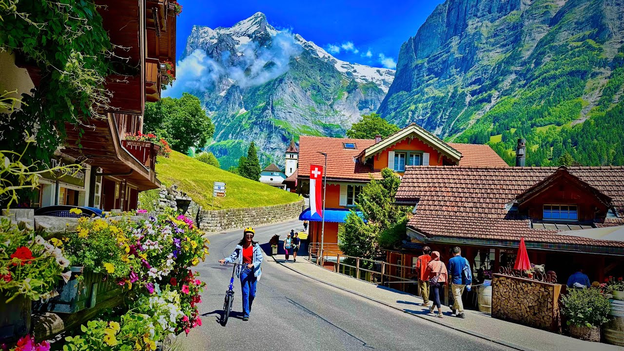 ГРИНДЕЛЬВАЛЬД, Швейцария🇨🇭Самая удивительная швейцарская деревня летом! ШВЕЙЦАРСКАЯ долина
