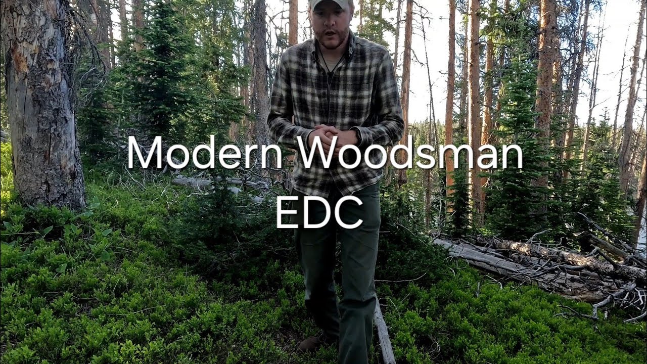 What a modern woodsman carries on body.
