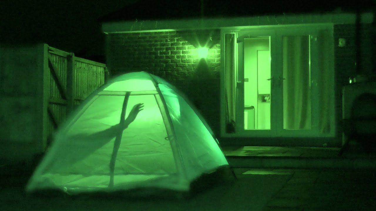 FRIGHTENING PARANORMAL ACTIVITY,  I SLEPT IN A TENT THEY WAS ALL AROUND ME