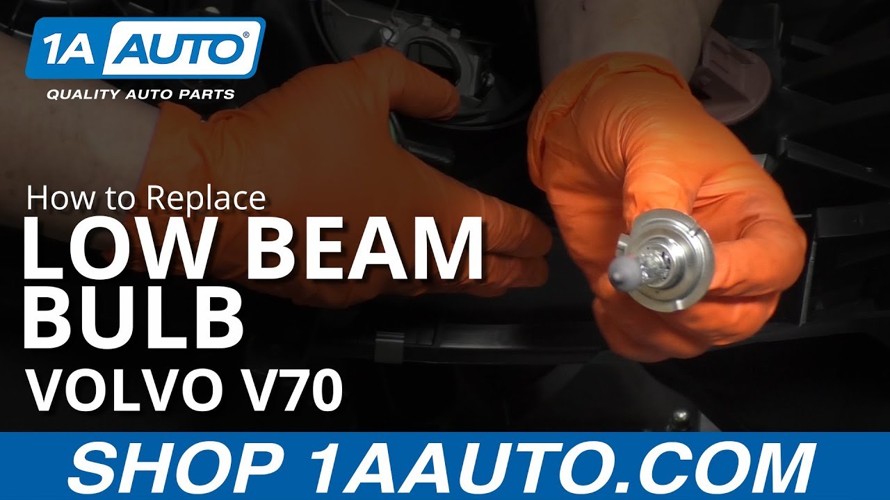 How to Replace Low Beam Bulb 00-07 Volvo V70