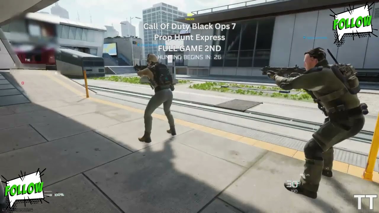 Call Of Duty Black Ops 7 Prop Hunt Express FULL GAME 2ND [Tina Tormented] COD BO7 Gameplay