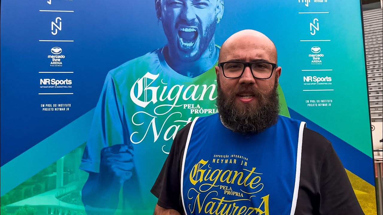 COMO &eacute; a EXPOSI&Ccedil;&Atilde;O do NEYMAR JR. no PACAEMBU? Mostrei TUDO nos bastidores!