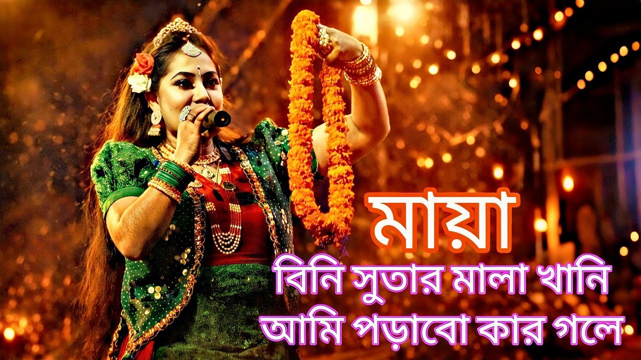 যাত্রা নায়িকা মায়ার | বিনি সুতার মালা খানি আমি পড়াবো কার গলে | Channel Guru BD ২০২৬