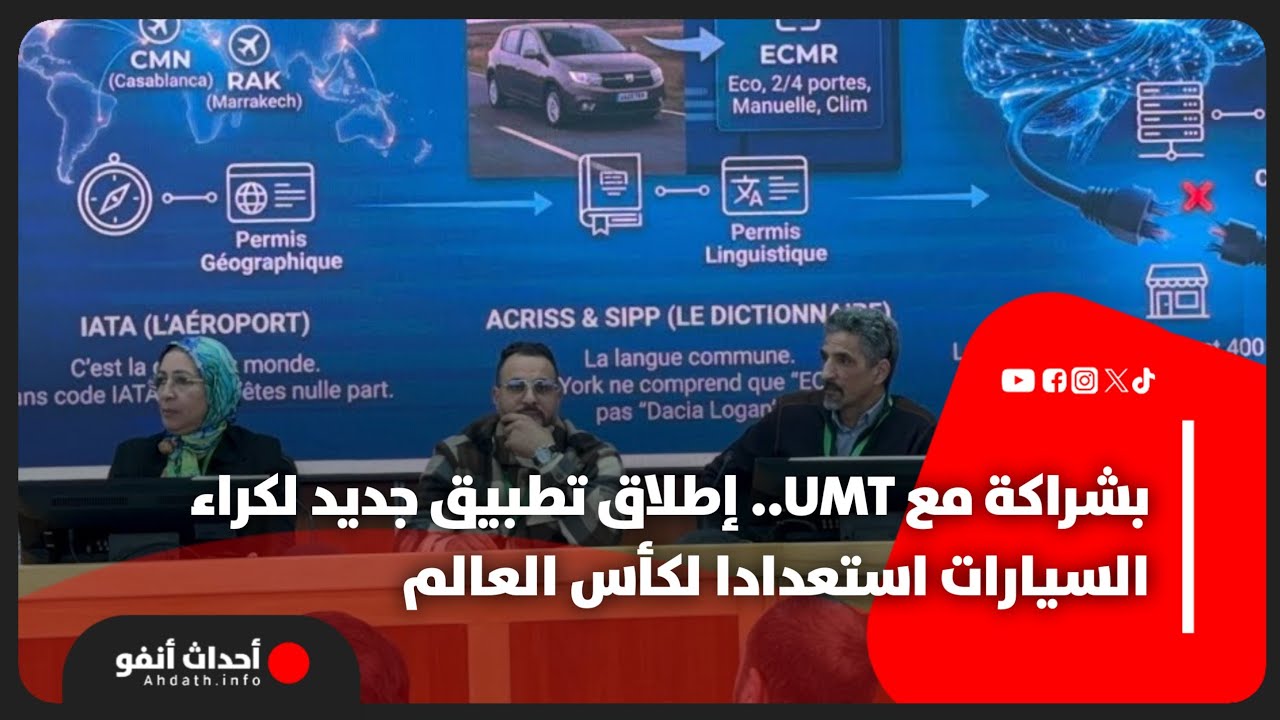 بشراكة مع UMT.. إطلاق تطبيق جديد لكراء السيارات استعدادا لكأس العالم