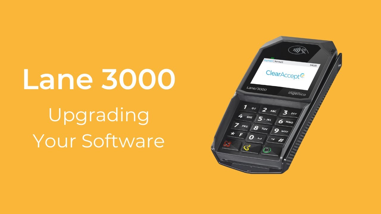Lane 3000 - Upgrading Your Software