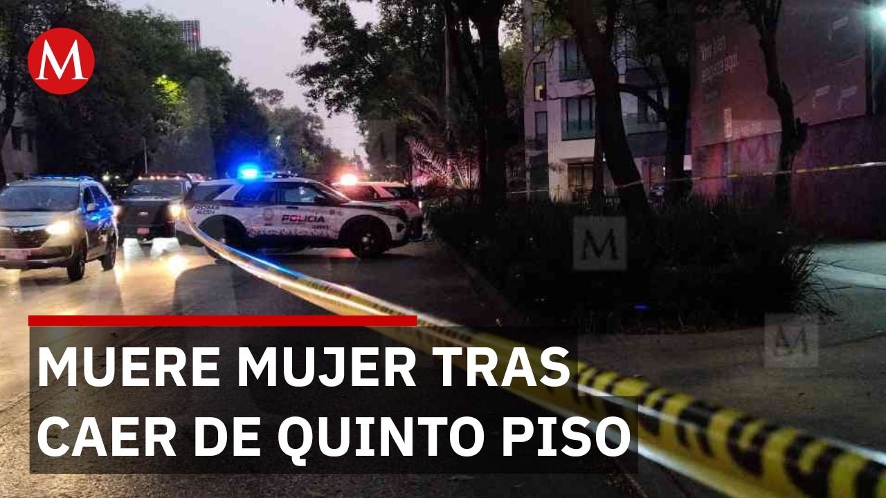 Investigan muerte de una mujer tras caer de un edificio en la colonia Condesa, CdMx
