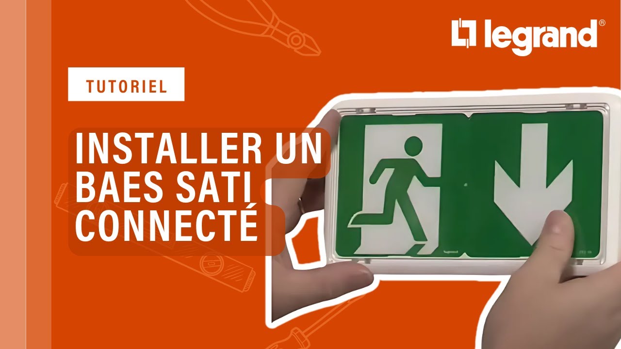 Installer un BAES SATI connect&eacute; Legrand facilement sur une installation existante