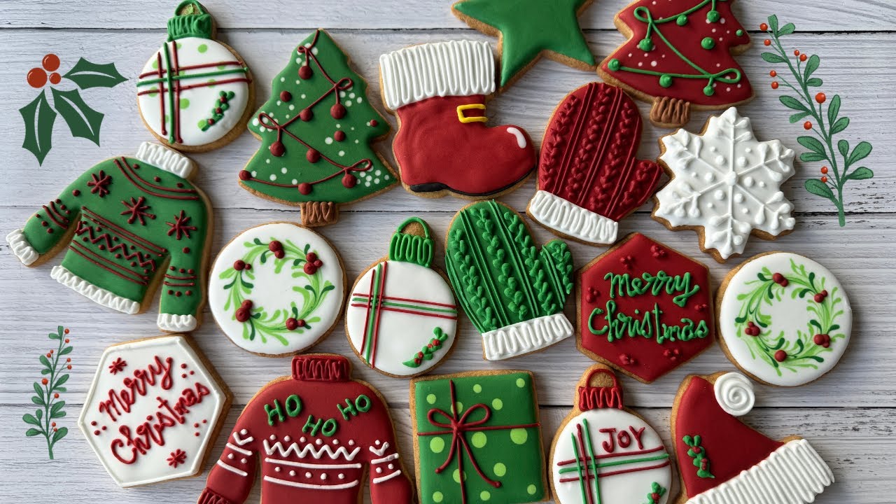 Christmas Cookie Decorating Ideas | Cute and Easy Christmas Cookies